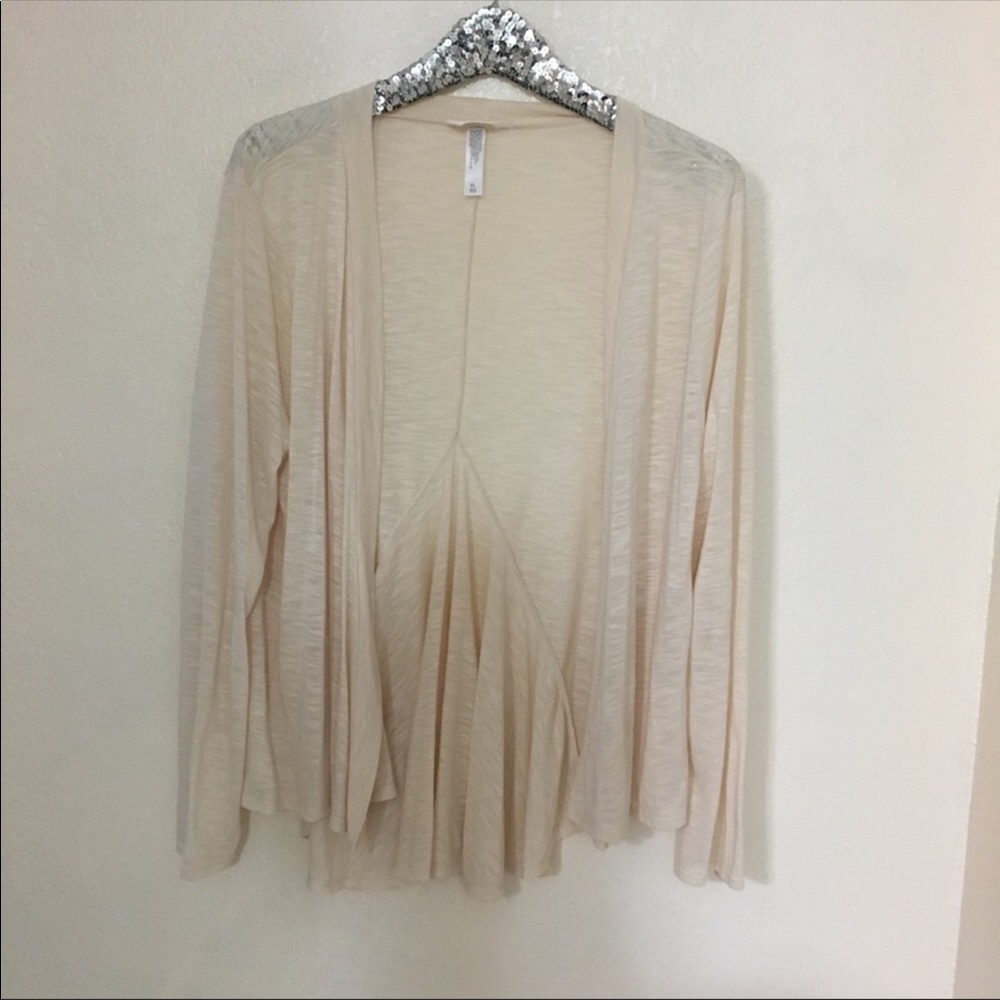 Gilligan & O’Malley | Tan Cardigan | XL